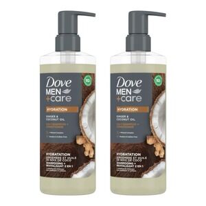 Dove‎ Men+Care - Coconut + Ginger 2-in-1 Shampoo (17.5 fl oz) - 2 Pack